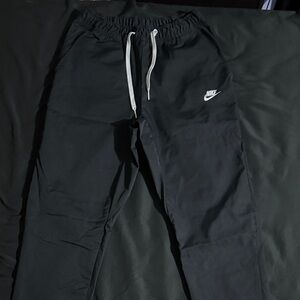 Nike Men's Charcoal Joggers with White Accents